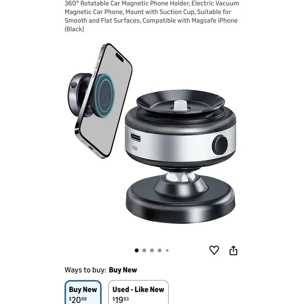 Magnetic phone holder